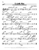 I Love You (Reharmonized Version) EPRINT piano sheet music cover